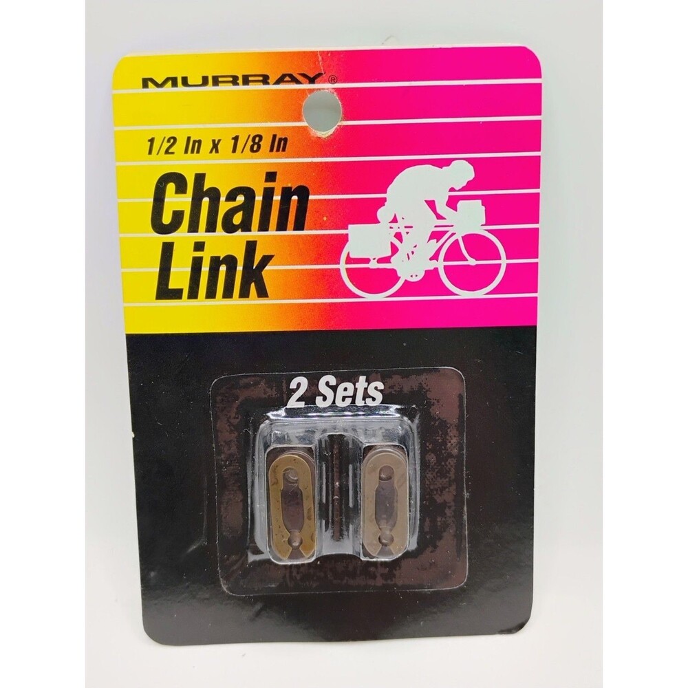 Vintage NOS Murray (1/2" X 1/8") Bike Chain Link (2 Sets Per Package)